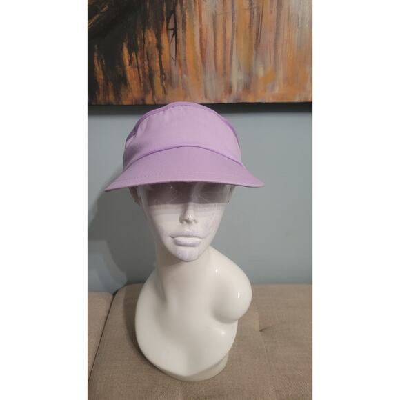 Vintage Chapeaux Inc. Lavender Visor Made in USA One Size 80s 90s Style NWOT... - Picture 1 of 6